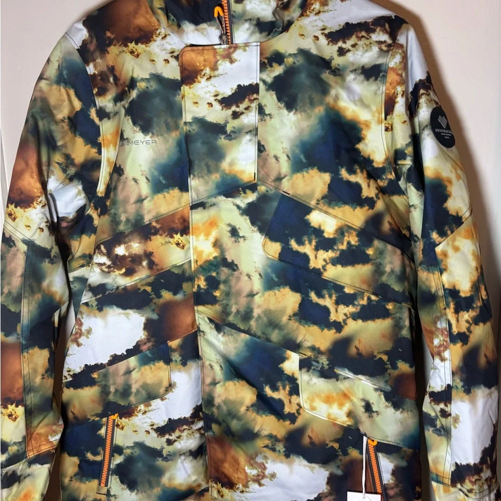 Obermeyer Gage Jacket Boys/Teens XLarge Amber Cloud NWT Waterproof 10K - Picture 1 of 15